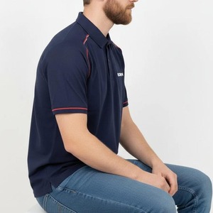 Polo pour homme 2026 avec logo personnalisé, col à revers, 100 % polyester, prix compétitif, motif tricoté imprimé - Product Image 5