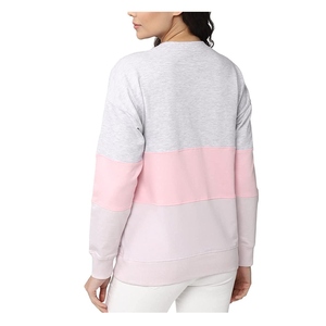 เสื้อสเวตเชิ้ตคอกลมผู้หญิง ผ้าฝ้าย/ใยไผ่ ถักทอ แขนยาว สไตล์ฤดูใบไม้ร่วง ระบายอากาศได้ดี ทรงปกติ ปักลาย - Product Image 5