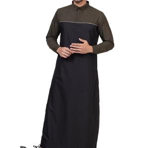 Nouvelle collection 2026 : Thobe ethnique personnalisable en coton respirant pour homme, longueur cheville, ensemble robe et costume musulman pour l'Aïd et le Ramadan, Thobe respirant - Product Image 5