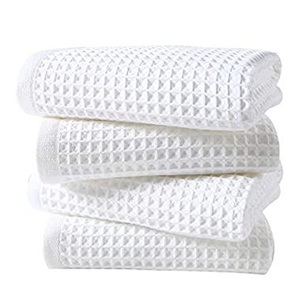 Serviettes de cuisine en coton gaufré, très résistantes, épaisses, très absorbantes, écologiques, vente en gros - Product Image 5