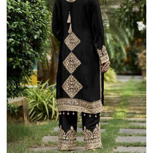 Conjunto de Top Plazzo Dupatta para mujer - Product Image 4