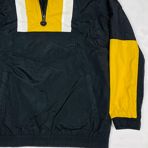 Alpha Cortavientos Retro con Bloques de Color y Media Cremallera, Ligero, con Capucha, Bolsillo Canguro, Impermeable, Resistente al Viento, Tallas Grandes - Product Image 4