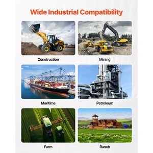 Manometro Digitale Idraulico per Kit di Accoppiamento di Prova 10000 PSI, Tester con 2 Manometri, 9 per Accoppiamenti di Prova Macchine Edili - Product Image 3