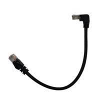 Câble Ethernet RJ45 Cat6 à angle droit personnalisé pour économiser de l'espace, idéal pour routeur réseau et modem LAN – Assemblage de câbles sur mesure