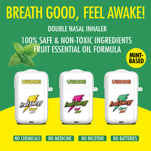 Remedio inhalador nasal de aromaterapia con mentol Uwake con aceites esenciales de hierbas naturales refrescantes - Product Image 3