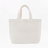 Sac fourre-tout imprimé en polyester/coton, tissé, écologique, résistant à l'eau, durable, avec poignée supérieure blanche