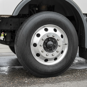 Rueda de Camión de Aluminio Forjado de Alta Resistencia 22.5x8.25 para Almacén en California |   Espejo de doble cara pulido |   Llanta estilo Alcoa pilotada por buje - Product Image 5