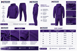Unisex Windproof Casual <b>Velour</b> Hooded Printed <b>Tracksuit</b> Set Custom Logo Two-Piece Jacket Jogger Solid Color 100% Cotton Low MOQ - Product Image 5