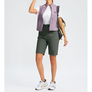 Pantalones cortos de golf ligeros para hombre, transpirables, de secado rápido, tela elástica, ajuste cómodo y de alto rendimiento, ropa de verano para exteriores - Product Image 6