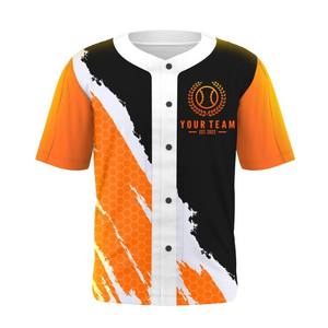 Camiseta de Béisbol Lisa para Sublimación al por Mayor, Camisetas de Béisbol Personalizadas para Hombre - Product Image 2