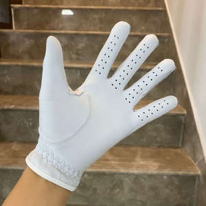 ถุงมือกอล์ฟสำหรับคนถนัดซ้าย พรีเมียม หนังแท้ ป้องกันรังสียูวี กันน้ำ ระบายอากาศได้ดี ทรงทัวร์ ผลิตโดย OEM ODM - Product Image 5