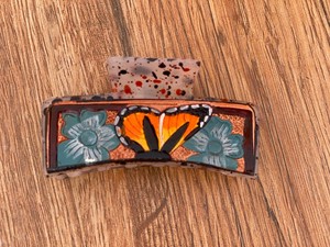 Pinzas para el pelo de cuero hechas a mano de estilo occidental accesorios para mujeres y niñas - Product Image 4