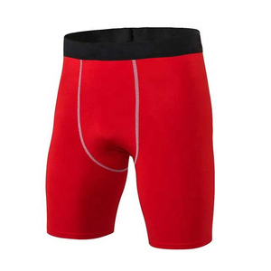 Shorts de compression pour hommes - Vêtements de sport à motif uni, respirants et écologiques, taille haute, fabriqués au Pakistan - Product Image 4
