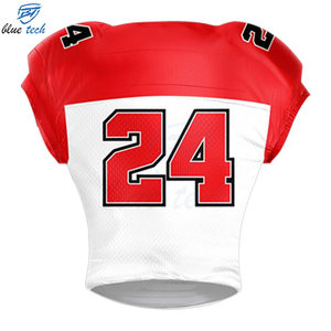 OEM Custom Breathable Short Sleeve American Football Jersey with Name and Number for Clubs and Teams - Product Image 2