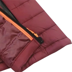 Veste matelassée unisexe en gros, personnalisable avec logo brodé, imperméable, écologique, à capuche, pour l'extérieur, décontractée - Product Image 5