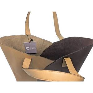 Buy Now Brown Leather Tote Bag Stylish Handwoven Ladies Shoulder Handbag at wholesale price Manufacturer by India - Product Image 6