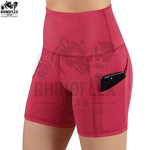 Shorts de compresión para mujer al por mayor, multicolor, de alta compresión, levanta glúteos, transpirables, sin costuras, para entrenamiento. - Product Image 5