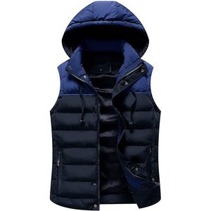 Gilet matelassé personnalisé OEM, veste d'équitation tendance, vêtements d'hiver décontractés, gilet rembourré, manteau, veste matelassée pour homme - Product Image 2