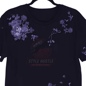 T-shirts brodés à séchage rapide en gros, grandes tailles en stock, t-shirts brodés sur mesure - Product Image 5