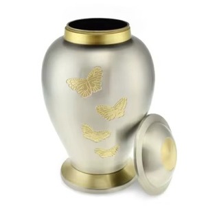 Urnes funéraires en métal personnalisées pour cendres humaines, urnes en aluminium pour adultes, fournitures funéraires bon marché, Inde Direct - Product Image 6