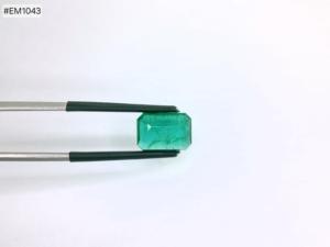 Émeraude verte naturelle d'origine zambienne, qualité 3A, taille octogonale facettée, 3,52 ct, pierre précieuse de haute qualité pour bijoux sur mesure - Product Image 2