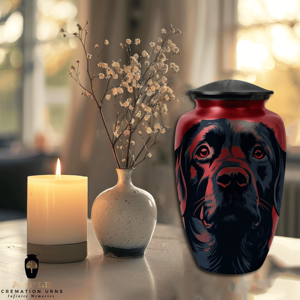 โกศอลูมิเนียมทนทานสำหรับสัตว์เลี้ยงเป็นมิตรกับสิ่งแวดล้อมรูปทรงศิลปะดีไซน์ยุโรป/อเมริกาหรูหราออกแบบได้ตามต้องการสีสัน - Product Image 3