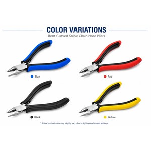 Short Snipe Chain Half Round <b>Nose</b> Jaws Pliers Jewelry Making Tool ZetomedPro - Product Image 6
