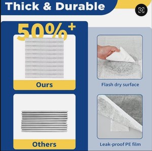 50 Pañales Desechables Ecológicos para Mascotas, Diseño de 5 Capas a Prueba de Fugas, Ultra Absorbentes, para Perros - Product Image 5