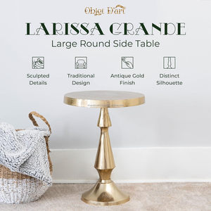 Nouvelle arrivée Table d'appoint ronde en métal moderne Accent End Piédestal <span class=keywords><strong>Martini</strong></span> Table à cocktails et à boissons pour salon et petits espaces