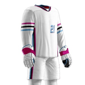 Nouvelle Arrivée Maillot de Hockey sur Glace pour Hommes, Meilleure Vente, 100% Polyester Respirant, Col en V, Bretelles en T, Manches Courtes, Tenue Sportive Personnalisable pour Équipe - Product Image 6