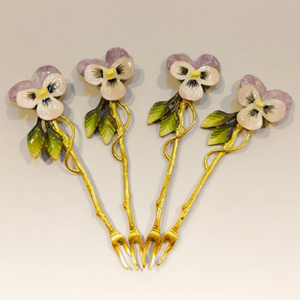 Ensemble de couverts en acier inoxydable avec cuillères dorées pour la cuisine, ensembles de couverts en acier poli, poignée confort standard - Product Image 1