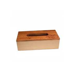 Porte-serviettes en bois brun foncé, base rectangulaire, rangement vertical, finition lisse, minimaliste, pour cuisine et table à manger, accès fonctionnel - Product Image 4