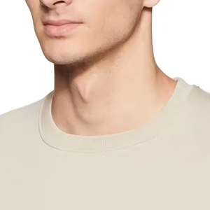 Regular Fit Solid Color Men's Crew Neck Knitted <b>Pullover</b> Sweatshirt Casual Men's Sweatshirt Custom Logo Men Gym Sweatshirt - Product Image 4