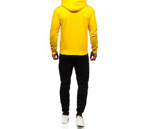 Vente en gros de vêtements de sport Survêtements d'entraînement en molleton pour hommes, ensemble deux pièces, survêtement de jogging pour hommes - Product Image 4