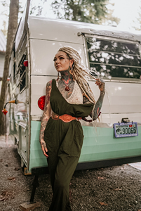 Combinaison en coton doux pour femmes, jambes étroites, poches pratiques, légère et confortable, tenue de plage à prix de gros - Product Image 2