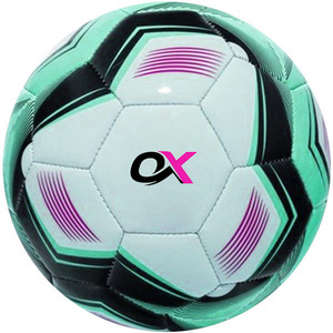 Ballons de football de qualité supérieure Oxva Industries en cuir PU, design personnalisé, taille officielle 5, pour entraînement et matchs. - Product Image 2