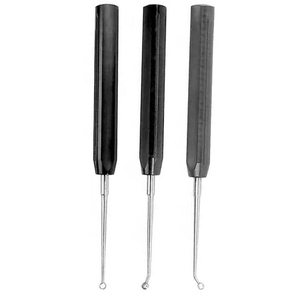 PISSCO Cervical Spine Curette <b>Instrument</b> Spinal Surgery Curettes Neurosurgical Curette <b>Instrument</b> Cervical Surgery Set 3 PCS - Product Image 3