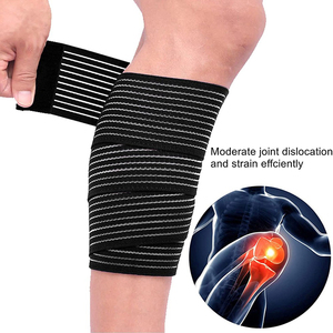 Vente flash - Bandes de genou réglables antidérapantes en néoprène de haute qualité, unisexes, avec logo personnalisé, pour la sécurité en fitness, la musculation et l'haltérophilie - Product Image 5
