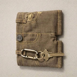 Mini billetera de mezclilla, monedero pequeño, tarjetero, organizador de efectivo compacto, accesorio de bolsillo ligero para mujeres y hombres - Product Image 4