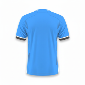 Camiseta de Fútbol de Malla Transpirable Vintage de Alta Calidad, 100% Poliéster, Antibacteriana, con Nombre de Equipo Personalizado, Cuello Redondo, Unisex, Manga Corta - Product Image 2