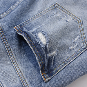 Shorts en jean délavé pour femme, bleu, en coton, décontracté, pour l'été, avec logo personnalisé, OEM, marque privée, vente en gros, fournisseur d'usine de jeans OEM - Product Image 5