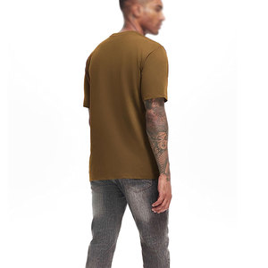 T-shirt Ringer Homme Service OEM Anti-bactérien Séchage Rapide Respirant Été Couleur Unie Motif T-shirt Homme - Product Image 1