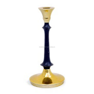 Juego de 2 piezas de candelabros decorativos de Color negro y dorado de Metal para decoración de bodas y fiestas decorativas para el hogar - Product Image 3