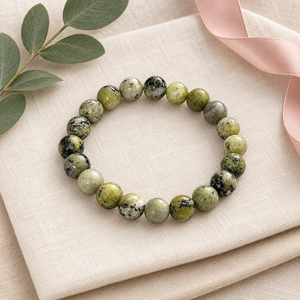 Bracelet en pierre naturelle améthyste quartz poli, perles classiques unisexes de forme ronde, bijoux pour tous les jours - Product Image 6