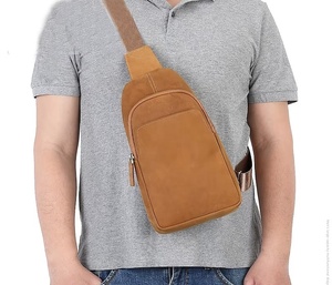 Bolsa de Pecho de Cuero Genuino, Diseño Moderno, Resistente, para Uso Diario, Cálida, a Prueba de Viento, Elegante, Venta al Por Mayor - Product Image 5