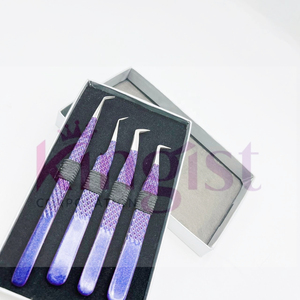 Ensemble de pinces à cils pour extensions de cils, 5 pièces |   Kit de pinces à cils / Kits de pinces pour extensions de cils - Product Image 4