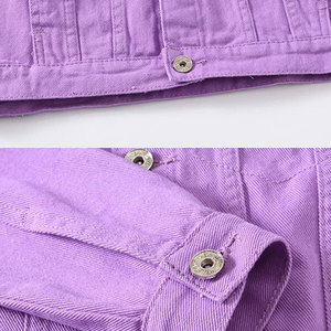 Button Up Long Sleeve Men Front Pockets Street Wear <b>Black</b> Denim <b>Jacket</b> Denim Cowboy <b>Jeans</b> <b>Jacket</b> For Boys - Product Image 4