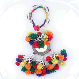 Vintage Banjara Style Latkan Bracelets Antique Gypsy Bracelets Vintage Tribal Pom Pom <b>Tassel</b> Bracelets Antique Gypsy Bracelets - Product Image 5