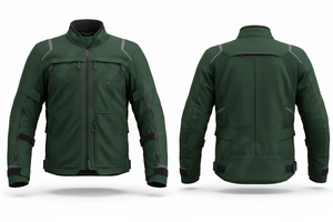 Chaqueta de Motociclista Textil Resistente Personalizada con Múltiples Bolsillos con Cremallera y Ajuste Ajustable para Logotipo Personalizado - Product Image 6