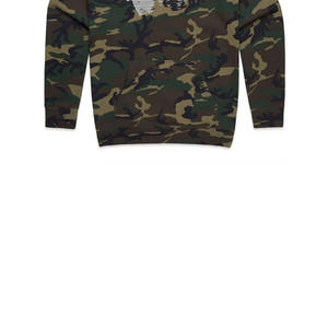 เสื้อฮู้ดดี้บุซับในลายพรางพิมพ์ซิลค์สกรีนผ้าฝ้าย 440GSM ราคาถูก ขั้นต่ำ 1 ชิ้น รับปักลายตามสั่ง ระบายอากาศได้ดี เหมาะสำหรับฤดูหนาว ผู้ชาย - Product Image 4